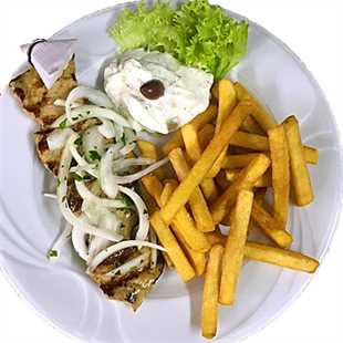 Ein Suvlaki spieß